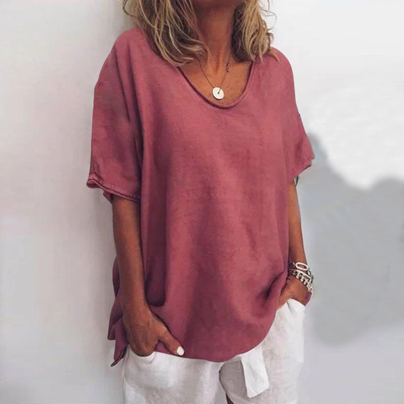 Anna | Blusa Comoda E Ampia Sulle Rotondità